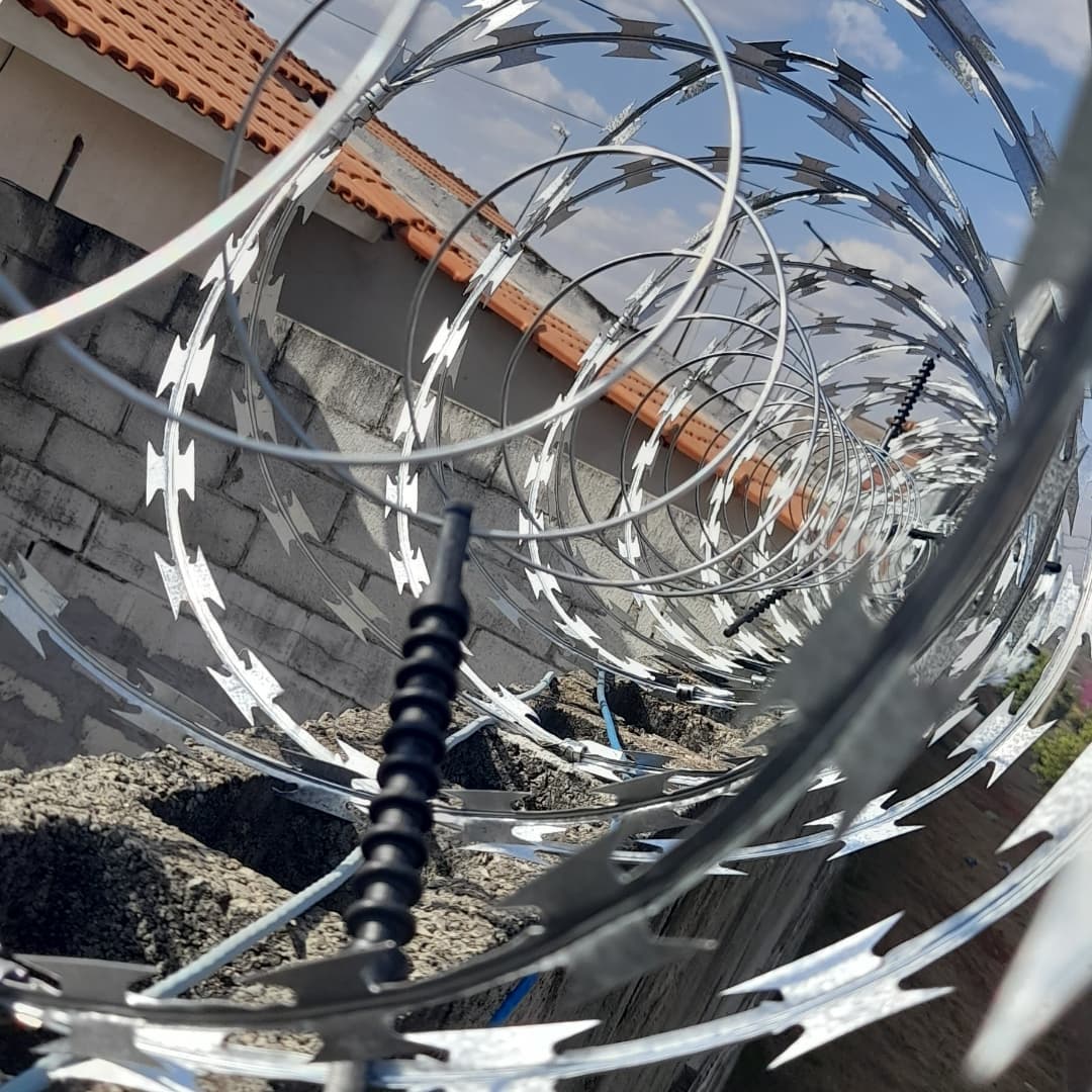 Instalação de concertina